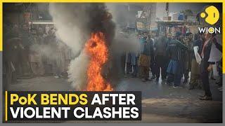 Pakistan Massive protests in Pakistan Occupied Kashmir POK  Latest News  WION