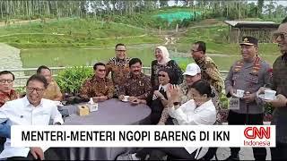 Momen Para Menteri Ngopi Bareng Airlangga ke Bahlil Kursinya Pak Kapolri Aja Diambil…