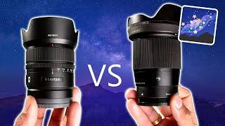 Sony 15mm 1.4 vs Sigma 16mm F1.4  Sterne und Milchstraße  Test