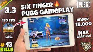 OMG  PUBG MOBILE 6 FINGER GAMEPLAY  IPAD MINI 5 PUBG TEST 2024  IPAD MINI 5 BGMI TEST HANDCAM