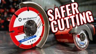 How do you cut steel? SAFER - STRONGER - OK Diamond Metal Plus Cutting Wheel