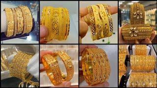 Gold BanglesGold  KanganGold Bangles Designs 2023Gold JewelryGold Bracelet Dubai Gold SoukGold