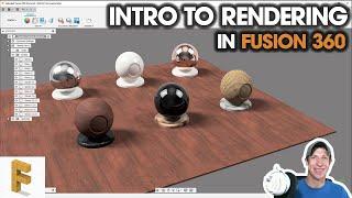 Intro to PHOTOREALISTIC RENDERING in Fusion 360 - Beginners Start Here