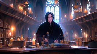 HARRY POTTER ASMR  Snapes Potion Classroom writing bubbling herbs  Study & Focus  NijiSounds