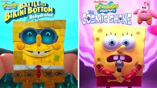 SpongeBob Battle for Bikini Bottom Rehydrated + The Cosmic Shake - Full Game Walkthrough