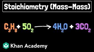 Stoichiometry mass-to-mass and limiting reagent  Chemistry  Khan Academy