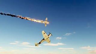 P51 WWII Sortie Highlights w Cinematic Angles  DCS World  July 18th 1944