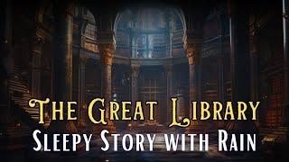  A Relaxing Rainy Story  The Great Library of Alexandria  Bedtime Story for Grown Ups