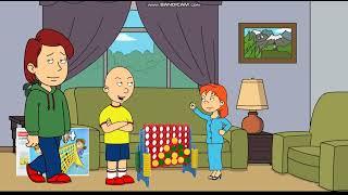 Caillou Cheats On A Game And Gets Grounded
