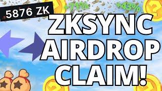 ZkSync Airdrop Checker ZkSync Airdrop Allocation Live