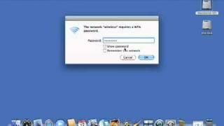 Apple Mac OS X - How to Connect to a Wireless Network