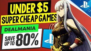 12 AWESOME PSN Game Deals UNDER $5 PSN Dealmania Sale SUPER CHEAP PS4PS5 Games to Buy