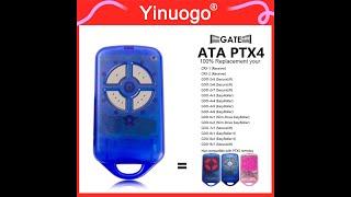 Yinuogo - YNG159 - How to program ATA PTX-4 Securacode PTX4 Garage Door Remote Control ?