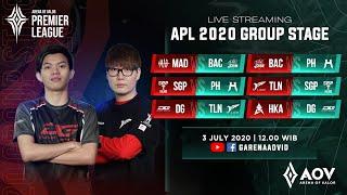 APL 2020 Group Stage Day 9 - Garena AOV Arena of Valor