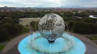 Flushing Meadow Park via Drone Unisphere