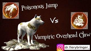 The Wolf-   Jump Claw Vs Vampiric Overhead Claw Basic Claw  The Wolf Online Simulator. 