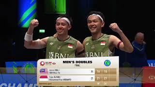 Fajar  Rian vs Aaron Chia  Soh Wooi Yik  All England Open 2024  Final