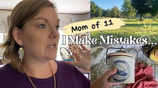 I Make Mistakes Pivot  Large Family Vlog