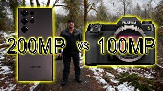 Samsung Galaxy S23 Ultra Camera vs Pro Camera Fujifilm GFX 100S