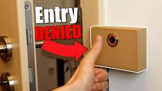 Your Door NEEDS this Upgrade DIY $40 Fingerprint Lock