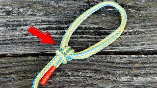 3 super NODES. How easy and RELIABLE to tie a knot? Knots loops for all occasions