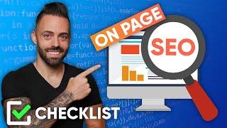 On Page SEO Checklist The Only SEO Video Youll Ever Need to Rank #1