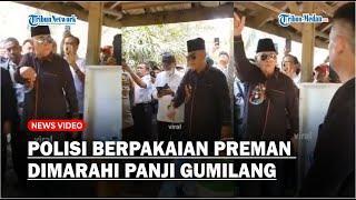 Tak Punya Surat Tugas Seorang Polisi Berpakaian Preman Dimarahi Panji Gumilang