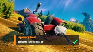 Search the Farm for Clues 2 - Fortnite Week 4 Legendary Quest