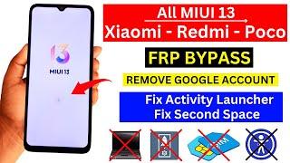 All MIUI 13 XiaomiRedmiPoco FRP Bypass Without PC REMOVE GOOGLE ACCOUNT LOCK 2024 - 100% Working