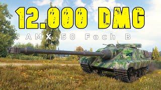 World of Tanks AMX 50 Foch B - 6 Kills 12K Damage