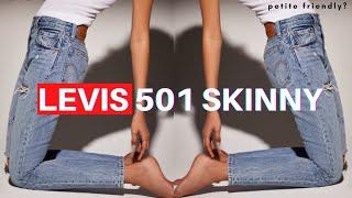 LEVIS 501 SKINNY JEAN REVIEW  PETITE DENIM?