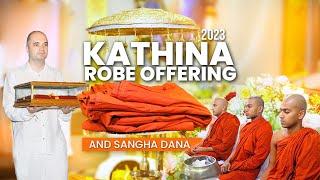 CDF Katina Robe Offering & Sangha Dana 2023  කඨින චීවර පූජා පුණ්‍ය මහෝත්සවය #katina #කඨින #colombo