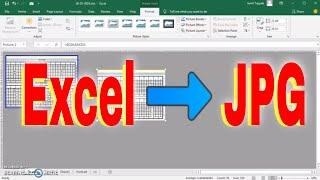 How to Convert Excel to JPG High-Resolution Image XLSX to JPEG Photo converter HD Free