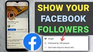 How to show your followers Number on facebook - Full Guide