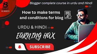 How to make terms and conditions for blog  How to make terms and conditions for website