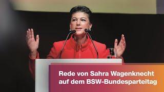 Rede von Sahra Wagenknecht auf dem BSW-Bundesparteitag am 27.01.2024