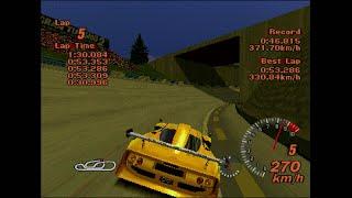 Gran Turismo 2 - Lotus Elise GT1 on Red Rock Valley 052.743