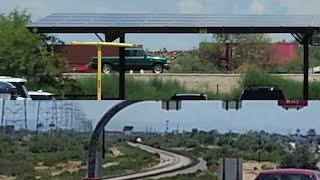 TWO Different UP Frieght Trains Roaming The UP Gila Subdivision Marana AZ