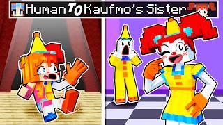 From HUMAN to KAUFMOs SISTER in Minecraft