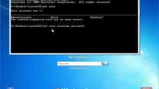 Reset Windows Password using Linux Live CD