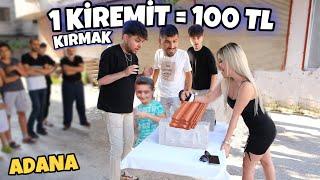 ADANA’DA SOKAKTA PARA DAĞITMAK  1 KİREMİT = 100 TL @SefaKndr @emregull