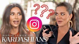 Kim & Khloé Kardashian Are SHOCKED To Find Out Who Manages North Wests IG Fan Page  KUWTK  E