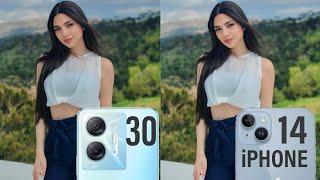 Infinix Hot 30 5G Vs iPhone 14 Camera Test Comparison