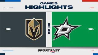 NHL Game 5 Highlights  Golden Knights vs. Stars - May 1 2024