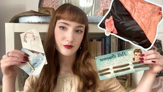 ASMR a 1940’s bag full of original vintage goodies  up close ear to ear whispers 