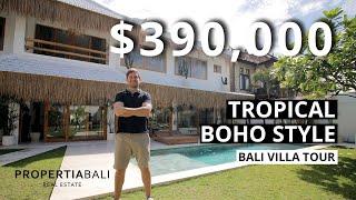  Chic BOHO-Style Umalas Bali Villa Tour $390000 USD