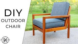 DIY Modern Outdoor Chair  How to Build