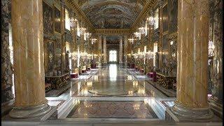 Palazzo Colonna palace at the heart of Rome and pontifical seat for 11 years
