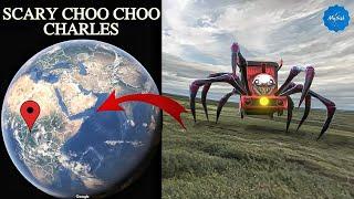 Scary Choo Choo Charles in Real Life on Google Earth and Google Maps