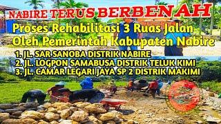 Proses Rehabilitasi 3 Ruas Jalan Oleh Pemerintah Kabupaten Nabire   Senin 1 JULI 2024 